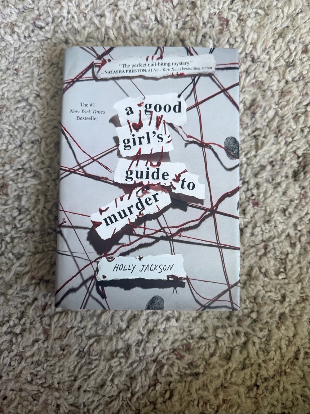 A Good Girl's Guide to Murder by JACKSON - White and Red Hardcover